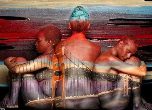 Vücut boyama sanatı sınır tanımıyor 