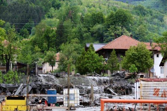 Bosna'da son yılların en büyük sel felaketi