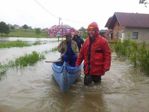 Bosna'da son yılların en büyük sel felaketi