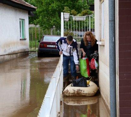Bosna'da son yılların en büyük sel felaketi