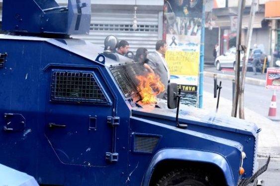 Okmeydanı'ndaki polis müdahalesinden görüntüler