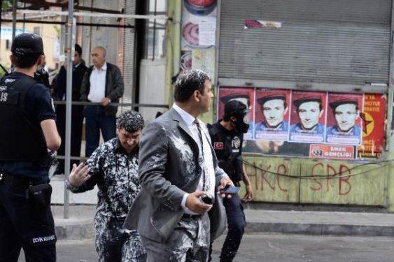 Okmeydanı'ndaki polis müdahalesinden görüntüler