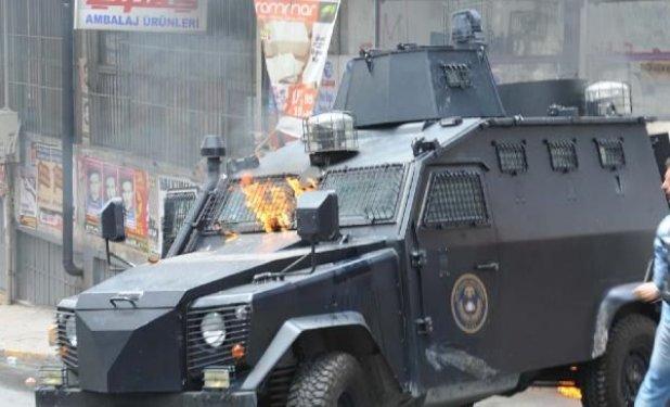 Okmeydanı'ndaki polis müdahalesinden görüntüler