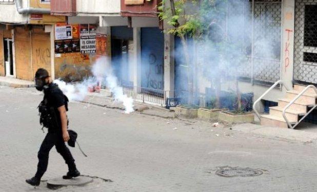 Okmeydanı'ndaki polis müdahalesinden görüntüler