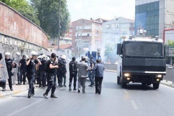 Okmeydanı'ndaki polis müdahalesinden görüntüler