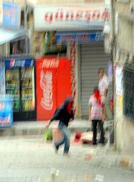 Okmeydanı'ndaki polis müdahalesinden görüntüler