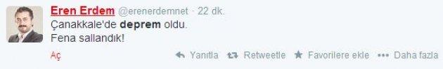 Deprem Twitter´ı da salladı