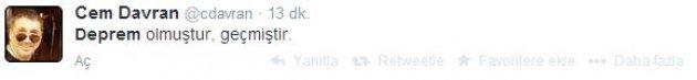 Deprem Twitter´ı da salladı