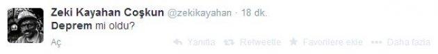 Deprem Twitter´ı da salladı