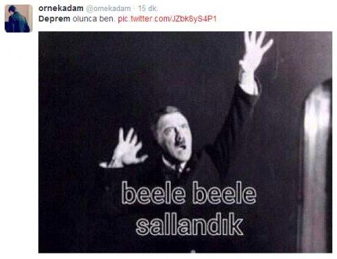 Deprem Twitter´ı da salladı