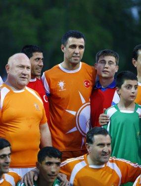 Şükür sahaya Recep Tayyip Erdoğan formasıyla çıktı