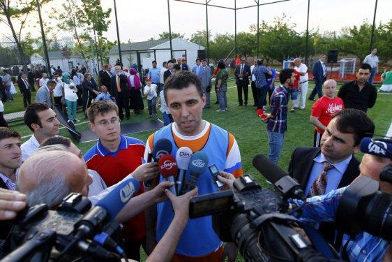 Şükür sahaya Recep Tayyip Erdoğan formasıyla çıktı