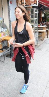 Zehra Çilingiroğlu spor yaparken görüntülendi 