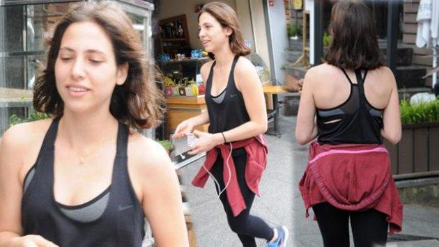 Zehra Çilingiroğlu spor yaparken görüntülendi 