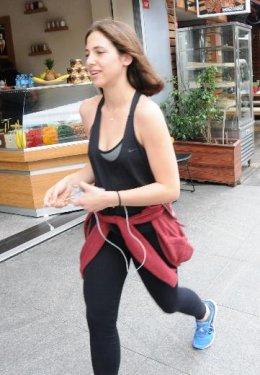Zehra Çilingiroğlu spor yaparken görüntülendi 