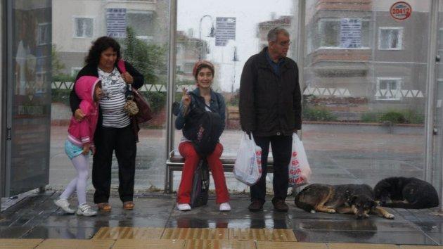 Ankara'da metroyu su bastı