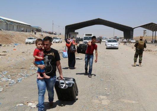 Musul halkı kenti terk ediyor 