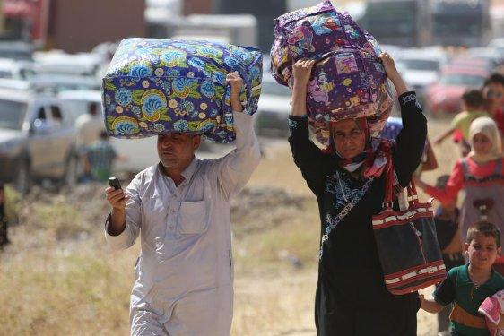Musul halkı kenti terk ediyor 