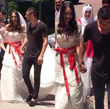 Burak Yılmaz gelini aldı