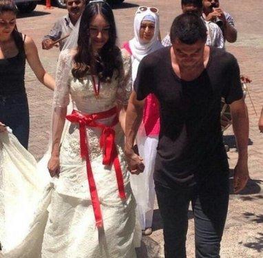 Burak Yılmaz gelini aldı