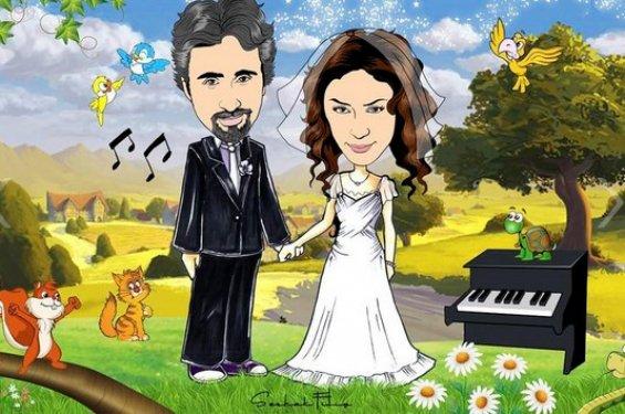 Emrah ile Sibel Kirer dünya evine böyle girdi