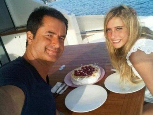 Acun Ilıcalı sevgilisi Şeyma Subaşı ve kızı Melisa ile Bodrum'da 