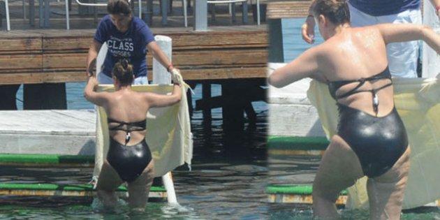 Gülben Ergen çocuklarıyla tatilde