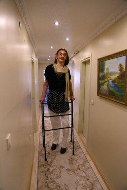 Dünyanın en uzun boylu kızı Rümeysa