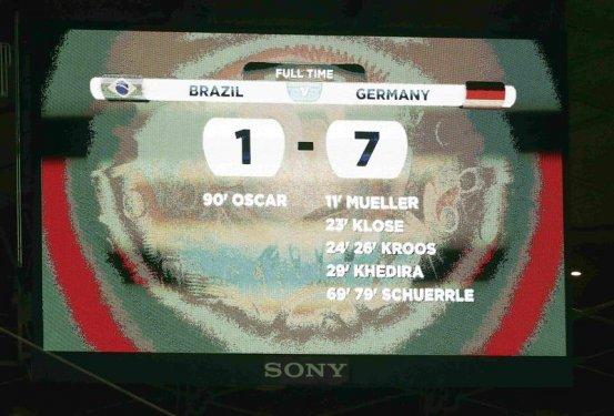 Almanya-Brezilya maçının en özel fotoğrafları