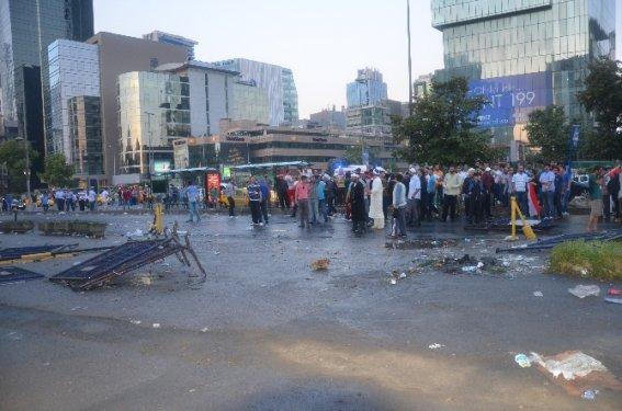 Levent'te İsrail Büyükelçiliği önünde eylem