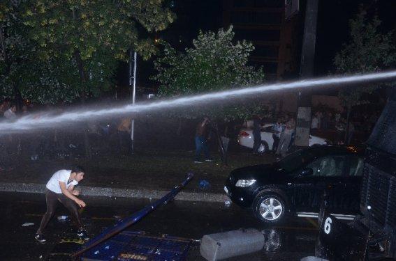 Levent'te İsrail Büyükelçiliği önünde eylem