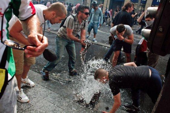 Fransa'da İsrail protestolarına polisten sert müdahale