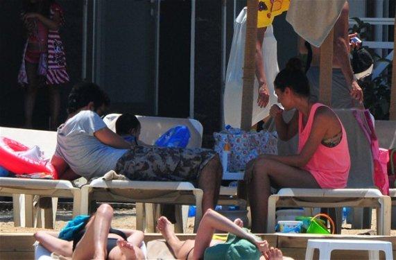 Sedef Avcı ve Kıvanç Kasabalı tatilde