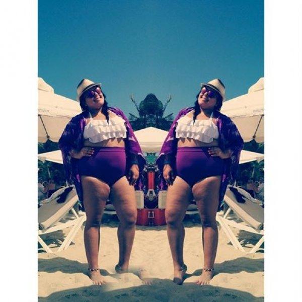 Kilolu kadınların "fatkini" çılgınlığı