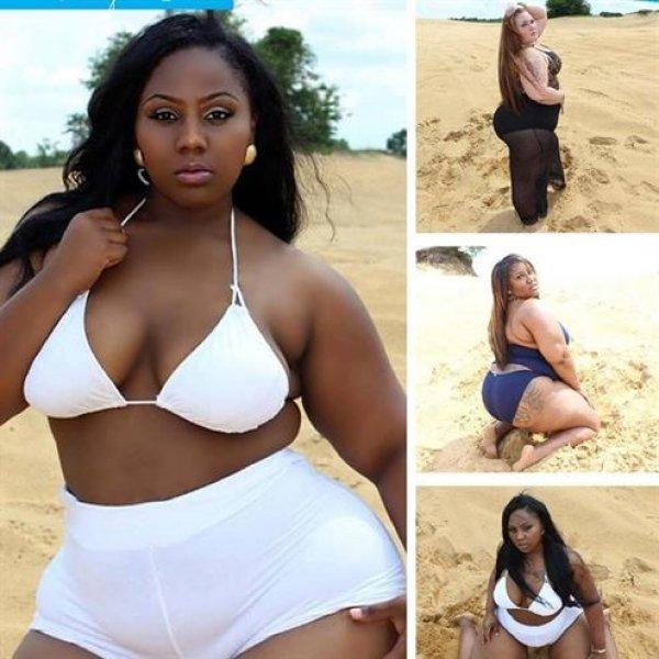 Kilolu kadınların "fatkini" çılgınlığı