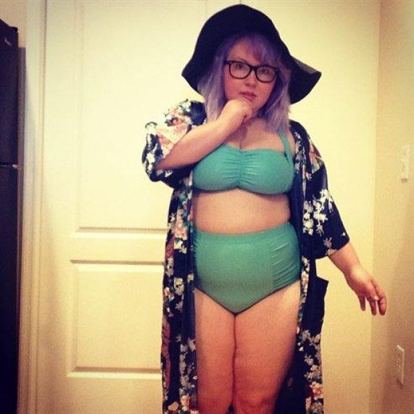 Kilolu kadınların "fatkini" çılgınlığı