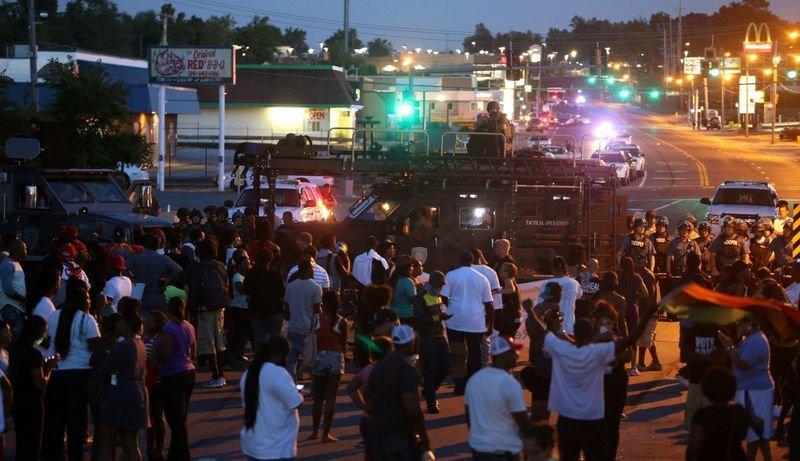 Ferguson'da polis müdahalesi