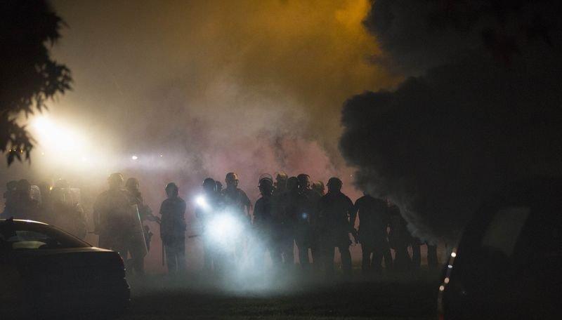 Ferguson'da polis müdahalesi