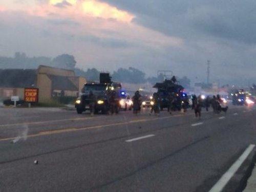 Ferguson'da polis müdahalesi