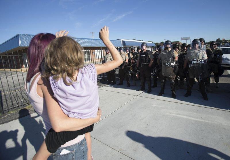 Ferguson'da polis müdahalesi