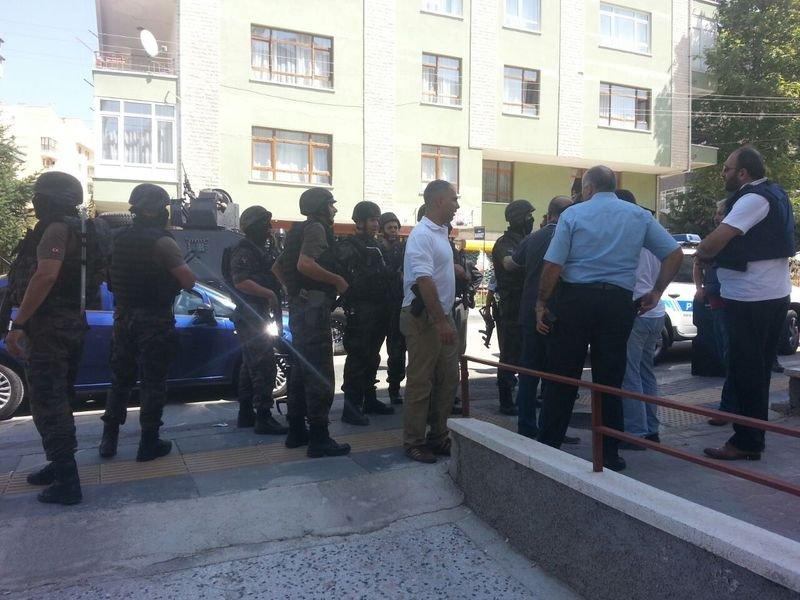 Ankara'da gergin dakikalar