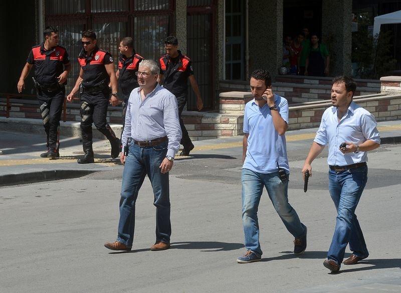 Ankara'da gergin dakikalar