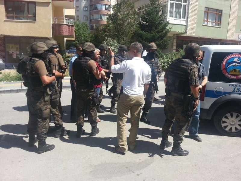 Ankara'da gergin dakikalar