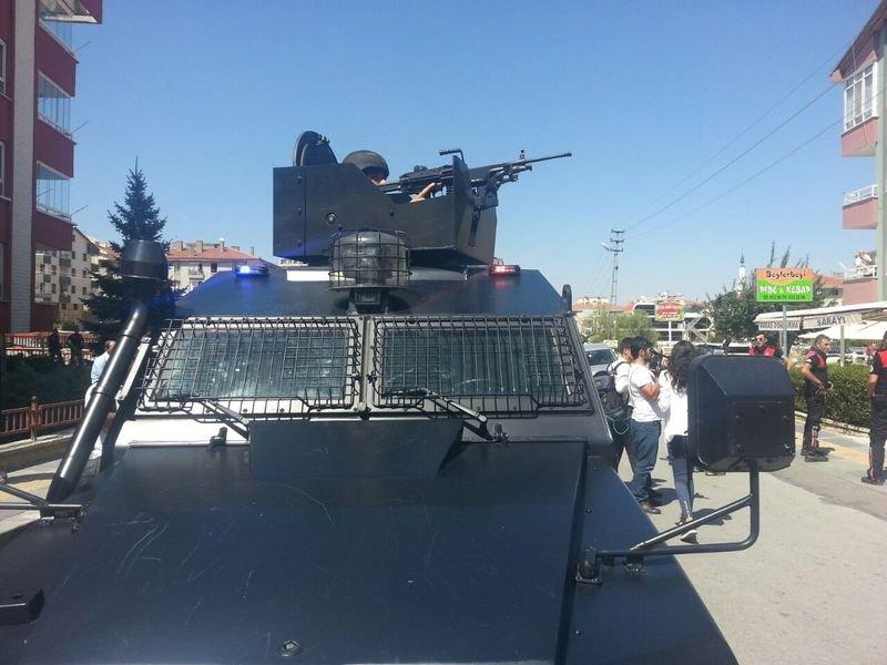 Ankara'da gergin dakikalar