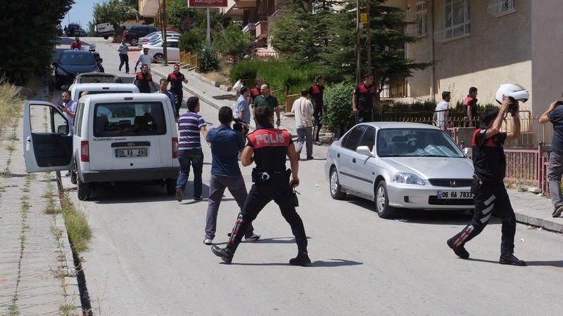 Ankara'da gergin dakikalar