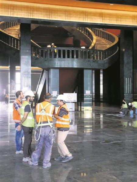Başbakanlık yeni binasının son görüntüleri