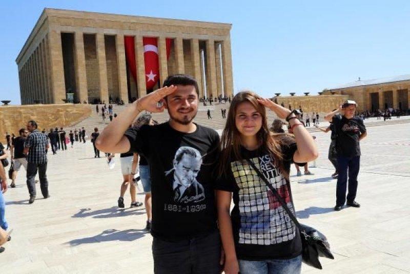 Anıtkabir'de rekor denemesinden görüntüler
