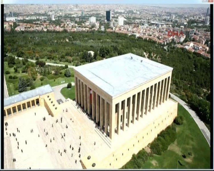 Anıtkabir'de rekor denemesinden görüntüler
