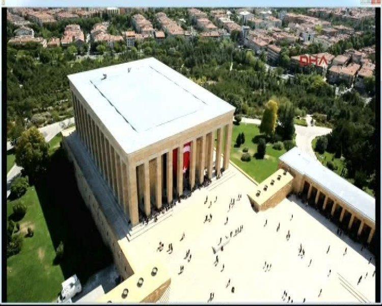 Anıtkabir'de rekor denemesinden görüntüler