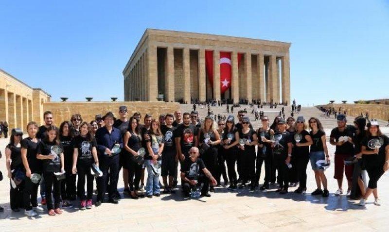 Anıtkabir'de rekor denemesinden görüntüler